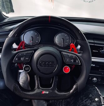 Karbonovy skoseny volant audi s airbagom - 2