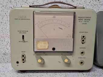 Merák 》Tesla 12XN036 》Tranzistorový Merač Úrovne 30Hz-300kHz - 2