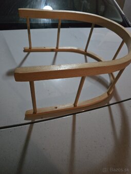 Drevená opierka na sane NOVÁ - 2