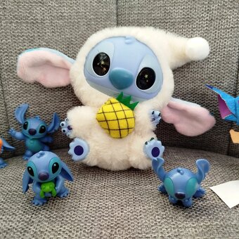 Labubu Stitch + prívesok a figúrky - 2