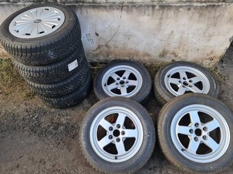 sada alu kol Audi 16" – originál disky + - 2