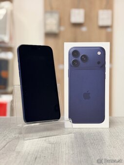 100% BATÉRIA - Apple iPhone 17 Pro Max 512GB Deep Blue - 2