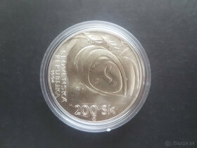 Strieborná pamätná minca - 200 Sk Alexy bk (1994) - 2