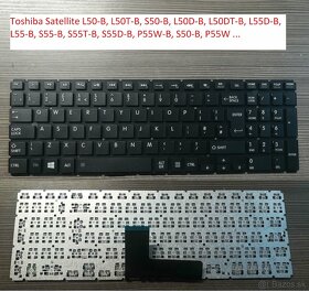 Klávesnice na Toshiba L50-B, S50-B;;; R50-C, Z50-C, A50-C - 2