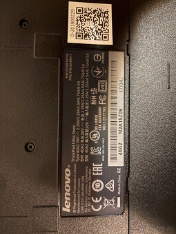 Lenovo ThinkPad Ultra Dock (Type 40A2) + adapter - 2