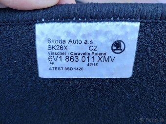 Fabia III orig.koberce - 2
