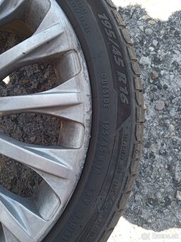 Elektróny 4x108 R16, E 6,5 J x 16 + pneu 195/65 R16 - 2