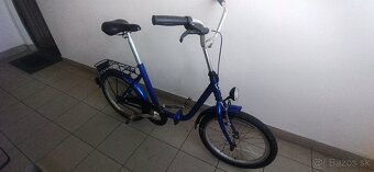 Predám skladací bicykel 20" kolesa. Zadná brzda kontra. Ser - 2
