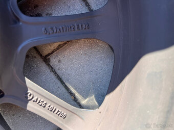 ALU DISKY 6,5Jx17H2 ET38 + Letné pneu 225/55 r17 DOT23 - 2