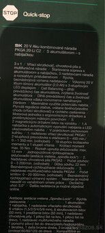 Akú kombinovane náradie 3v1 - 2