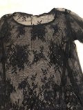 Predam ciernu cipkovanu bluzku/saty - 2