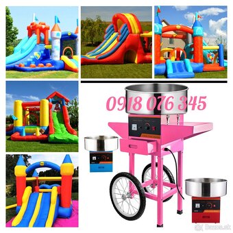 Skákací nafukovací hrad , bodyzorbing , cukrová vata - 2