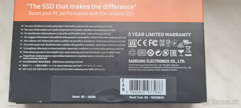 nový este zabalený SSD Samsung 860 Evo 250GB - 2