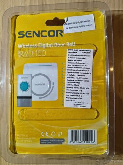 Bezdrôtový digitálny zvonček Sencor - 2