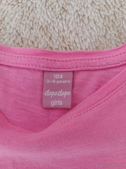 Tričko dievčenské 3-4r.,v.104 - 2