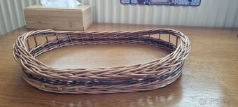 Prútený podnos oválny - 2