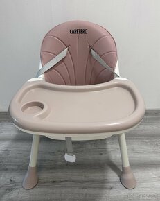 Jedálenská stolička CARETERO pink - 2