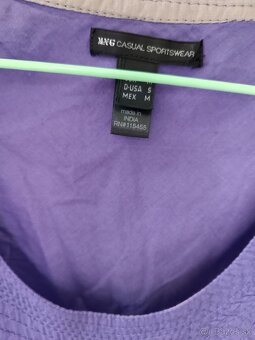 Fialová blúzka Mango M - 2