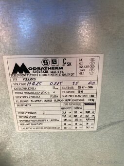 Predam plynový kotol Modratherm Vulkan 25 MG25 - 2