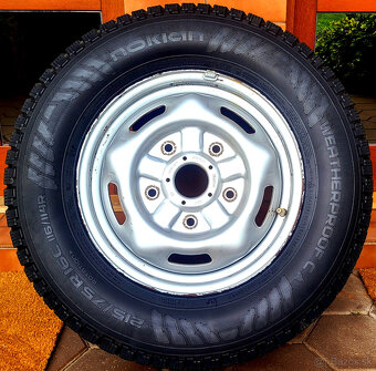 zimné kolá R16 5x160 orig. Ford Tranzit, pneu 215/75C - 2