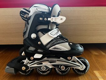Detské in-line korčule NILS Extreme nastaviteľné veľ.30-33 - 2