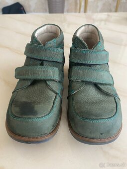 Kožené kotníkové topánky veľ. 32-33 - 2