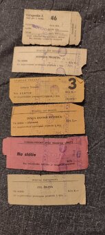 Staré vstupenky Spartak Taz Trnava - 2
