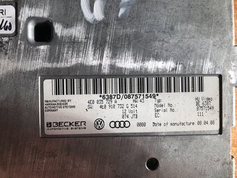 AUDI - Riadiaca jednotka MMI 4E0035729A - 2