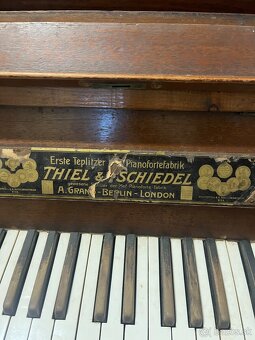 Piano klavír Thiel&schiedel - 2