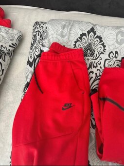 Nike tech fleece červený M - 2