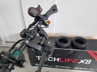 Elektrická kolobežka Techlife X8, 2x1000W - 2