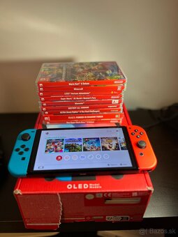 Nintendo Switch Oled 512GB + Hry - 2