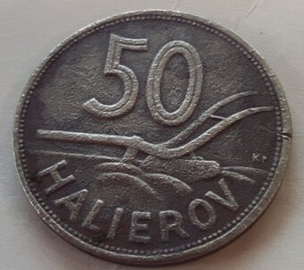 PREDANÉ Predám vzácnu mincu 50 halierov 1940 PREDANÉ - 2