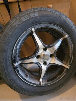 elektróny 4x100 R15 letne pneu 185/65 - 2