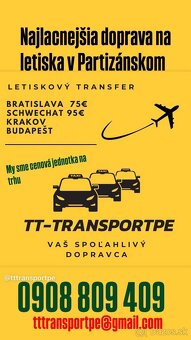 Transfer na letiska Partizanske, Topolcany - 2