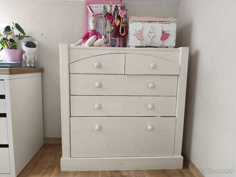 Biela komoda 90x90x41 - 2