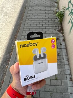 Slúchadlá Niceboy HIVE Beans White - 2