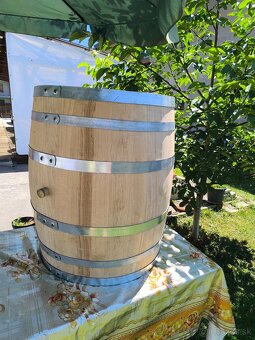 Dubový sud na víno, 225 litrový NOVÝ - 2