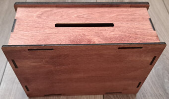 Drevená pokladnička z preglejky - 2