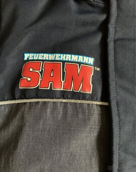 chlapčenská zimná bunda  Požiarnik Sám - 98/ 3 r - 2