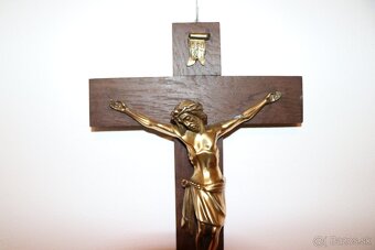 Krucifix – Kříž Kristus domácí oltář soška socha (225N) - 2