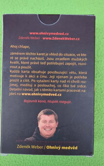 Mužské karty Ohnivý medvěd - 2