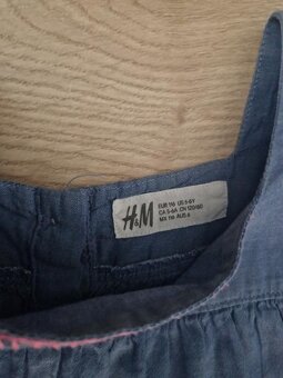 Saty H&M modre tenucke 116 - 2
