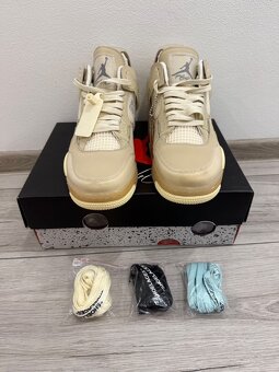 JORDAN 4 RETRO "OFF-WHITE SAIL - 2