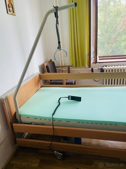 Polohovatelná elektricka posteľ + matrac - 2