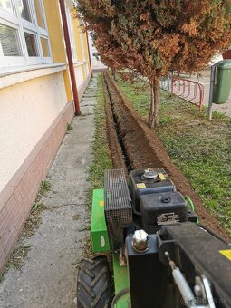 Frézovanie pôdy, zemná fréza, ryhovač - 2