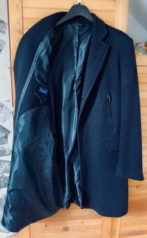 Pánsky čierny kabát, M - 2