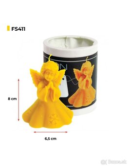 predám - silikonová forma na včelí vosk - 2