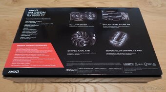 Predám GPU AMD Radeon RX 6600 XT AsRock Challenger - 2
