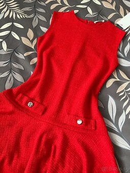 Červené šaty ZARA NOVÉ - 2